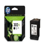 1 HP Original Black Cartridge (HP 302)